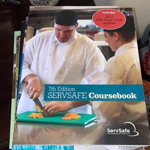 Used 7th Edition ServSafe Coursebook. Not used, just has plastic taken off.